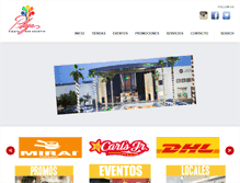 Tablet Screenshot of plazafiestamall.com